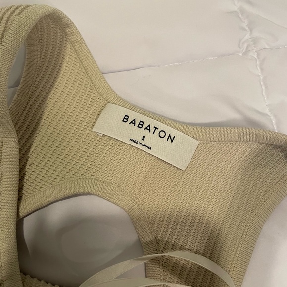 Babaton Sculpt Knit Racer Back Dress - Picture 2 of 3